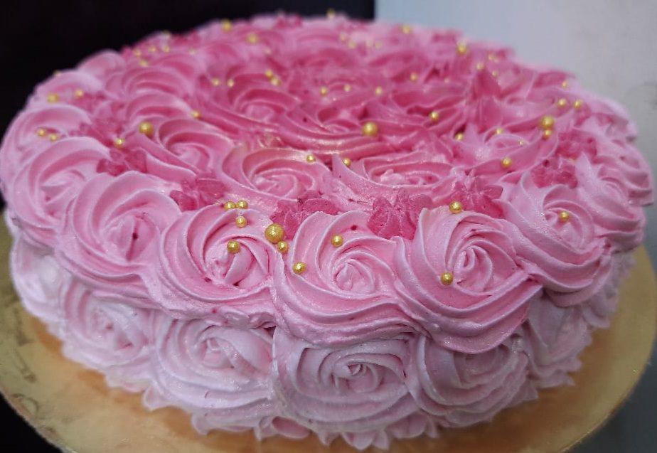 Rose Flavour Cake Designs, Images, Price Near Me