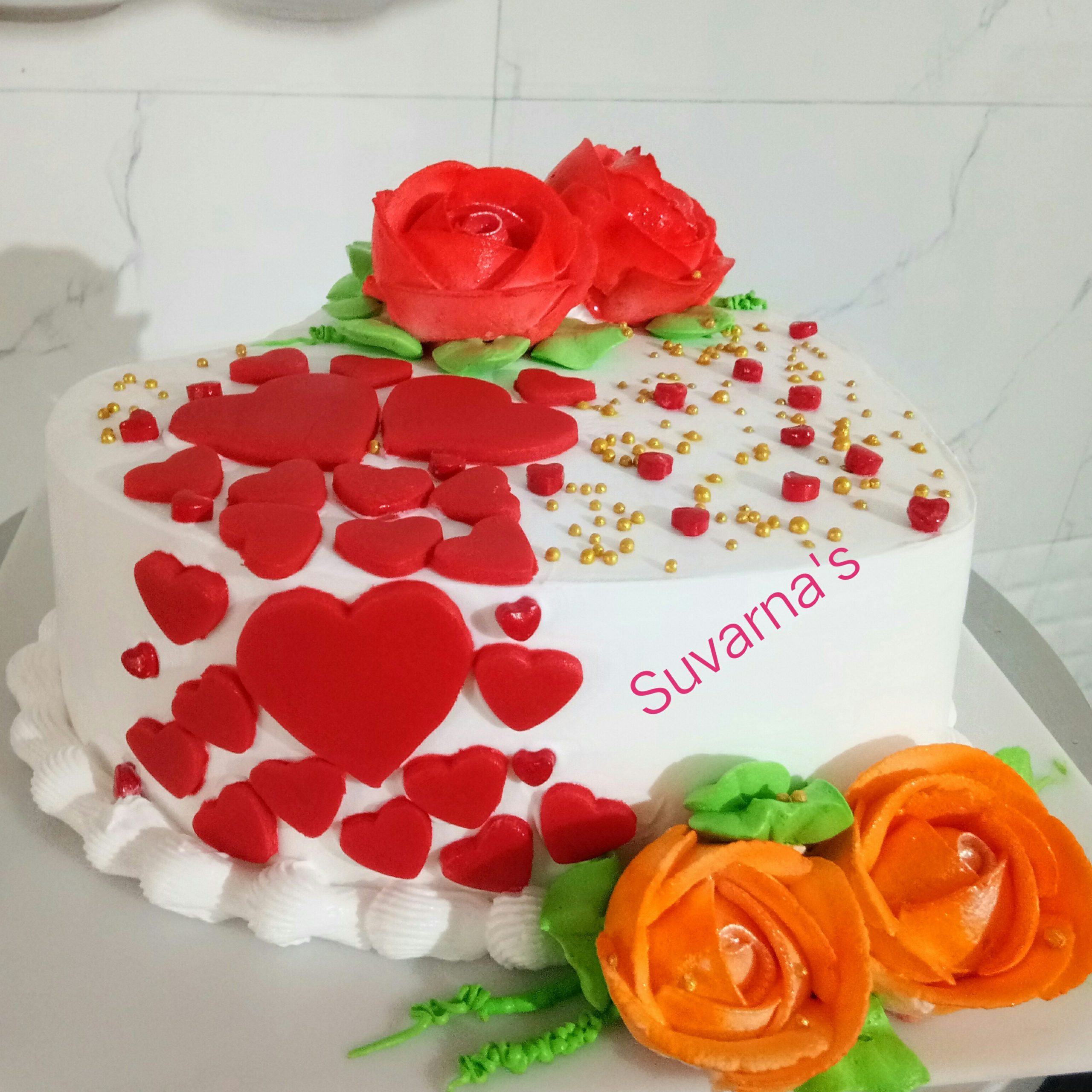 Anniversary Heartshap Cake Designs, Images, Price Near Me