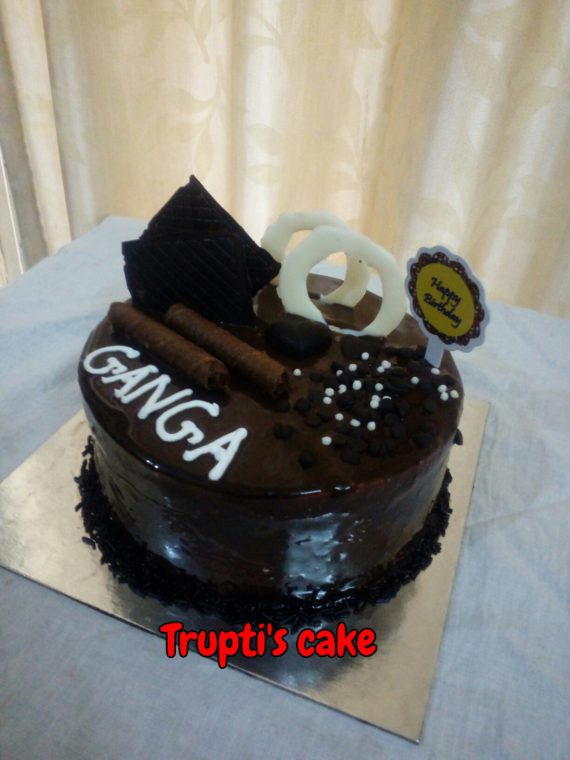 Chocolate Cake with Garnishing. Designs, Images, Price Near Me