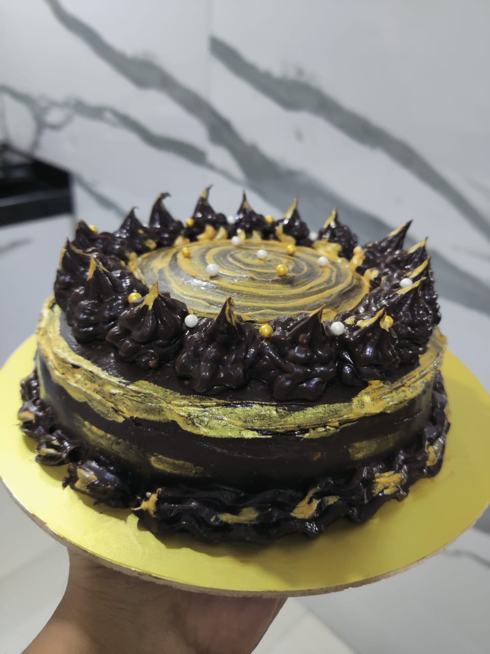 Dark Chocolate Dulche De Leche Cake Designs, Images, Price Near Me