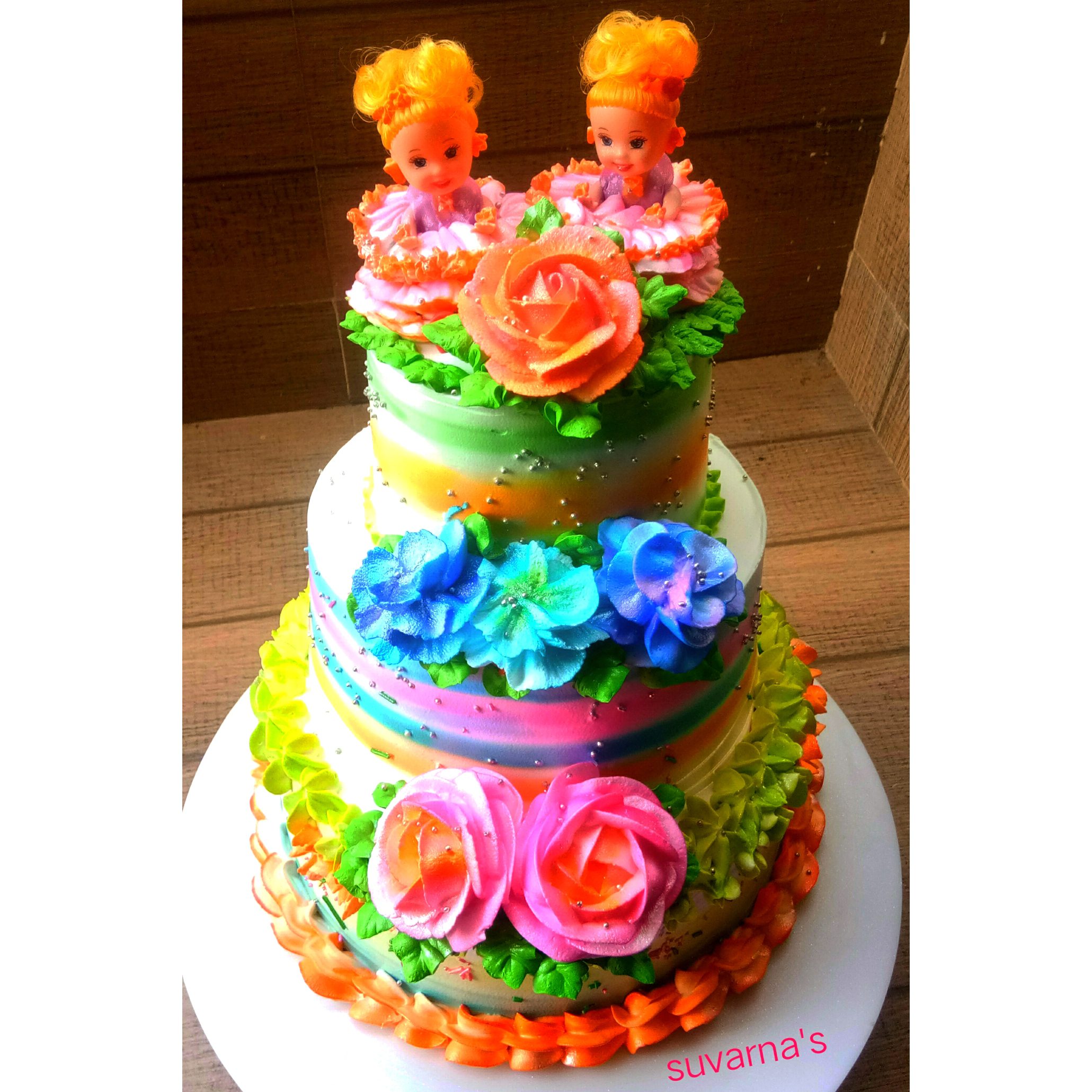 3 Tier Birthday Cake Designs, Images, Price Near Me