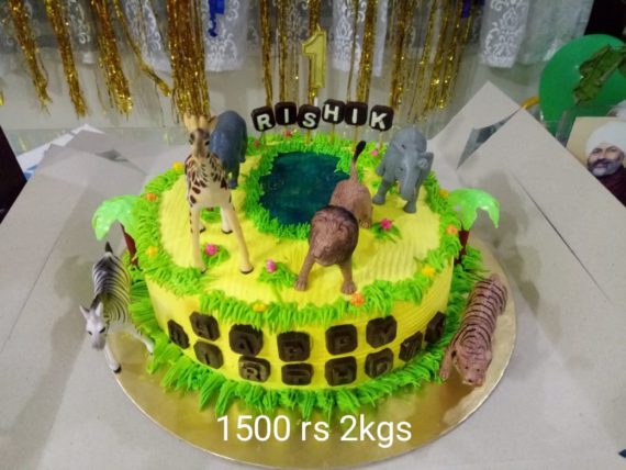 Jungle Safari Theme Cake Designs, Images, Price Near Me