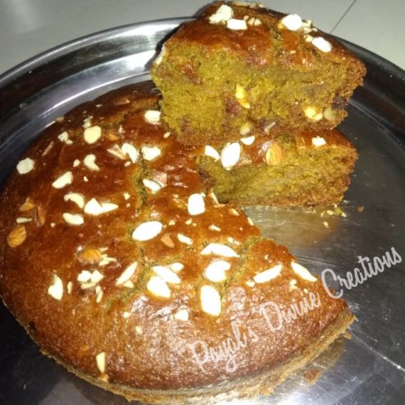 Dates and Almonds Tea Time Cake Designs, Images, Price Near Me