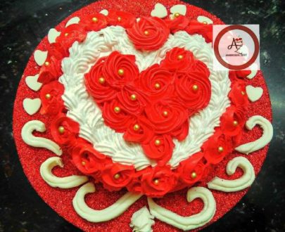 Heart Shape Red Velvet Cake Designs, Images, Price Near Me
