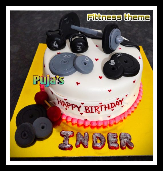 Fitness Theme Cake Designs, Images, Price Near Me