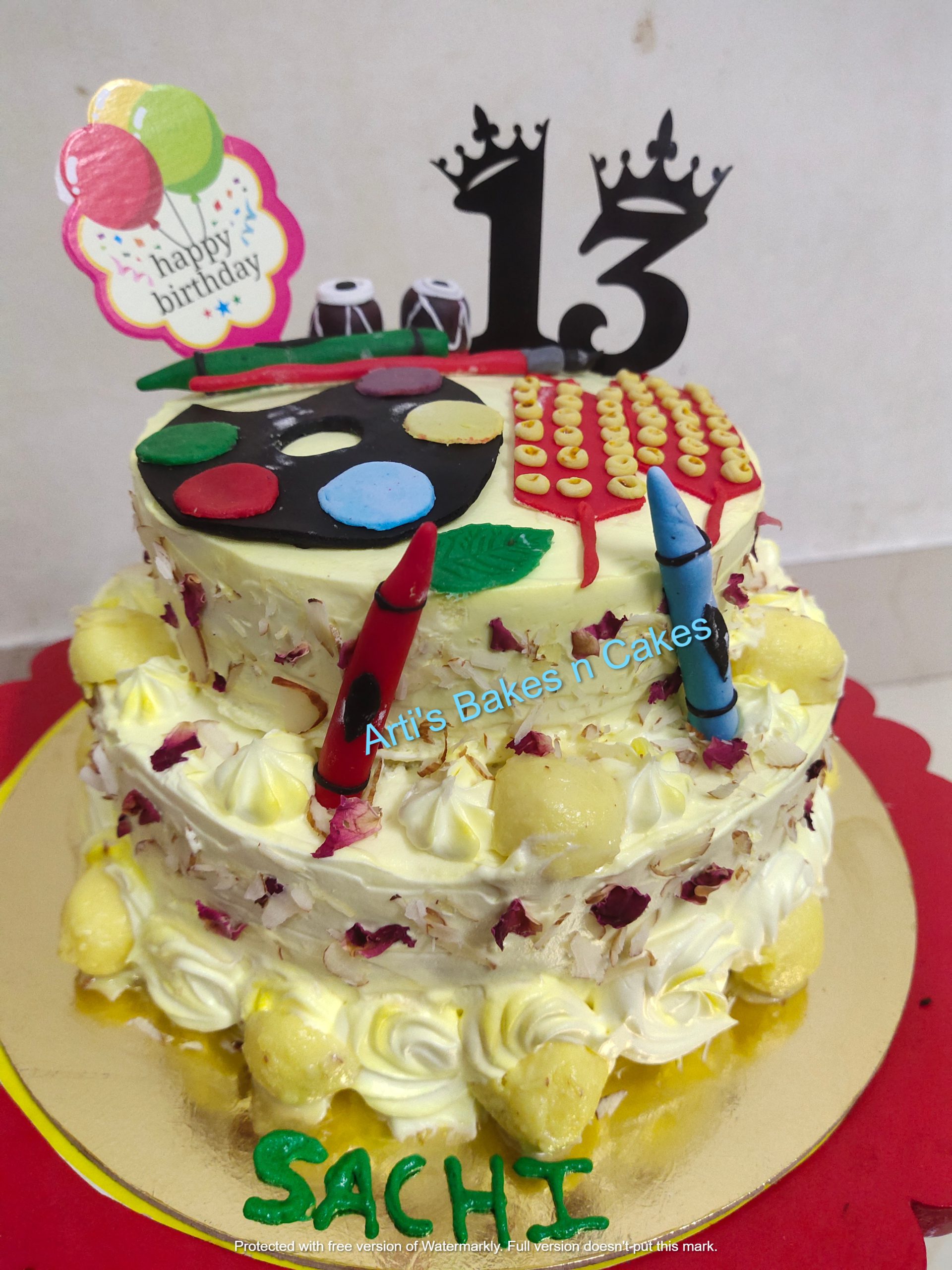 2 Tier Rasmalai Cake (Semifondant) Designs, Images, Price Near Me