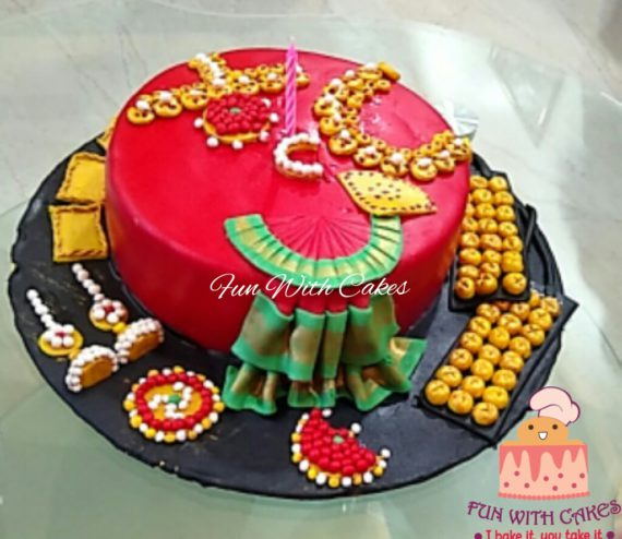 Bharatnatyam Themed Cake Designs, Images, Price Near Me