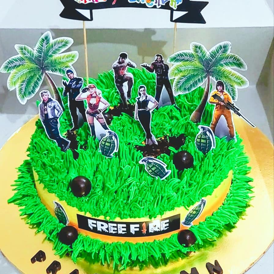 Best Free Fire Theme Cake In Pune | Order Online