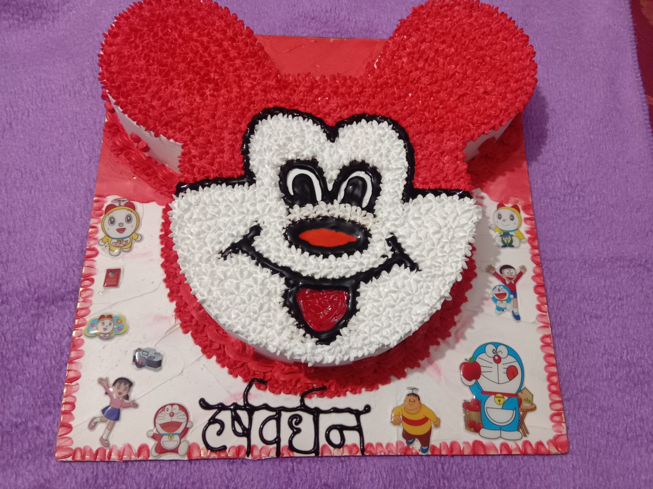 Mickey Mouse Cake with Mix Fruit Flavour Designs, Images, Price Near Me