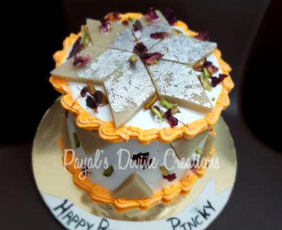Kaju Katli Cake Designs, Images, Price Near Me