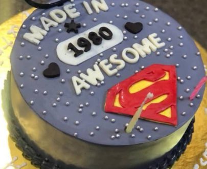 SuperMan Theme Cake Designs, Images, Price Near Me
