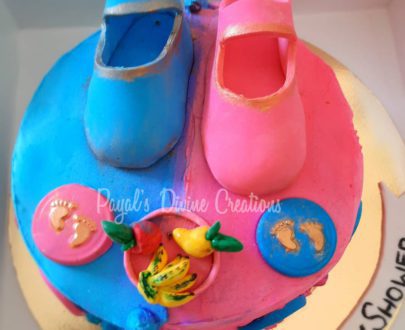 Motichur Ladoo semi fondant cake Designs, Images, Price Near Me