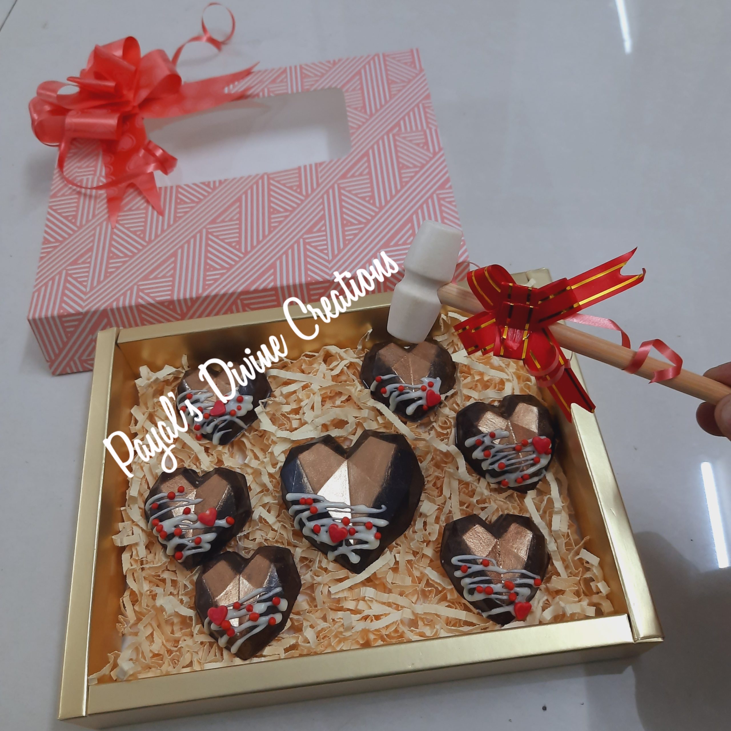 Dryfruit Pinata Chocolates with Mini Hammer Designs, Images, Price Near Me