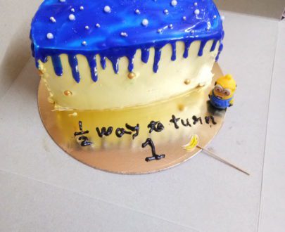 Half Year Birthday Cake Designs, Images, Price Near Me