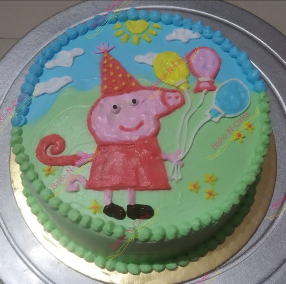 Peppa Pig Themed Cake Designs, Images, Price Near Me