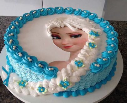 Elsa Photo Print Theme Cake Designs, Images, Price Near Me