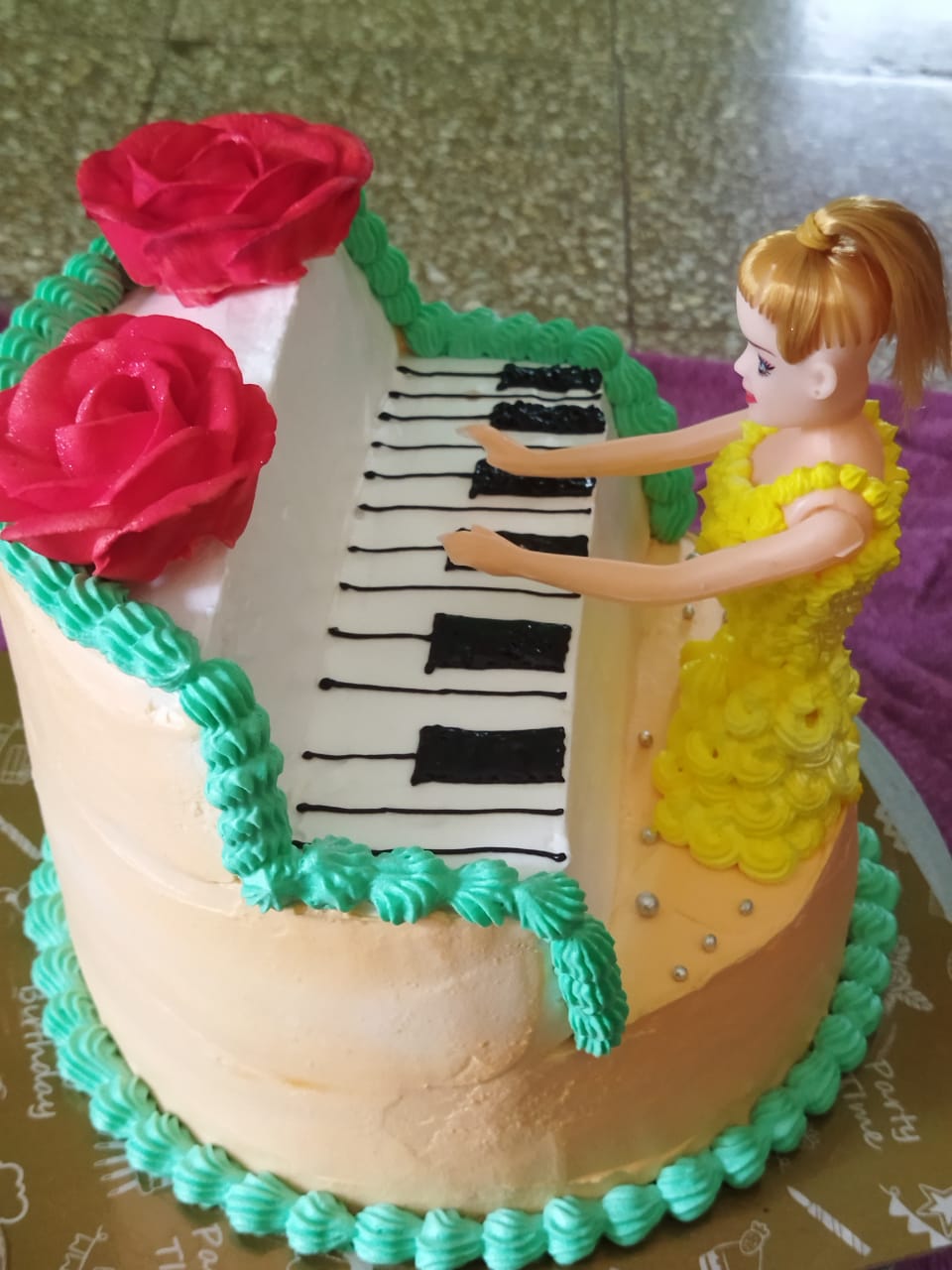 Doll Piano Cake Designs, Images, Price Near Me