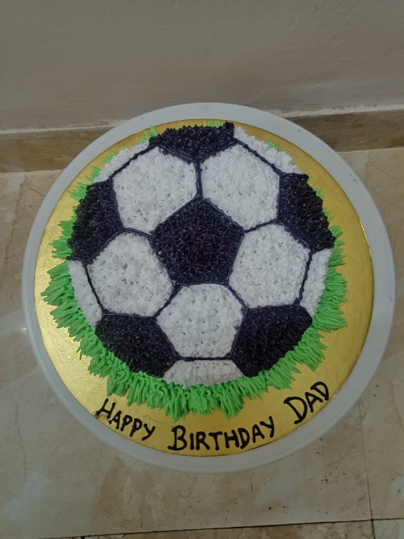 Football Shape Cake Designs, Images, Price Near Me