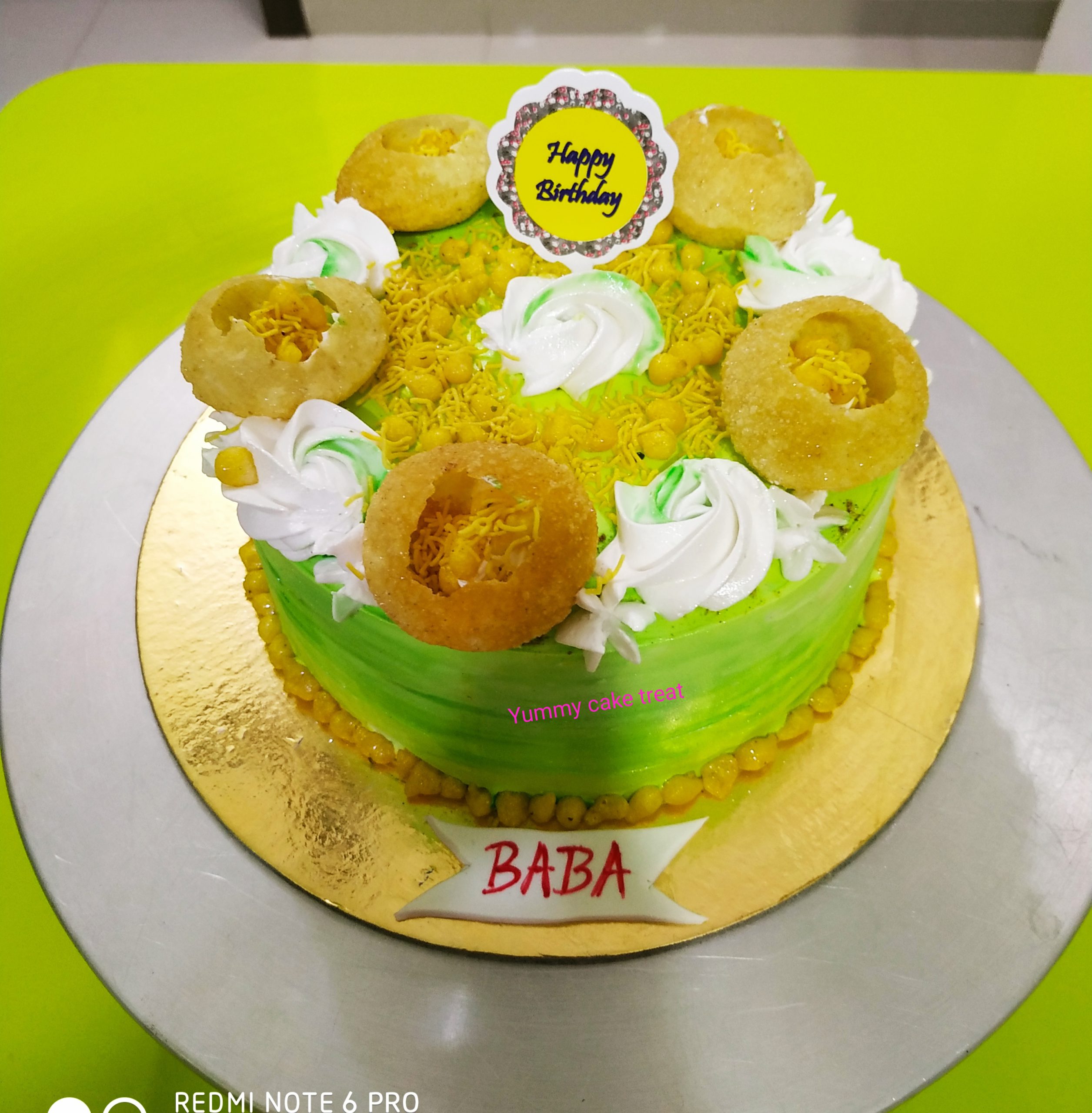 Panipuri Flavour Cake Designs, Images, Price Near Me