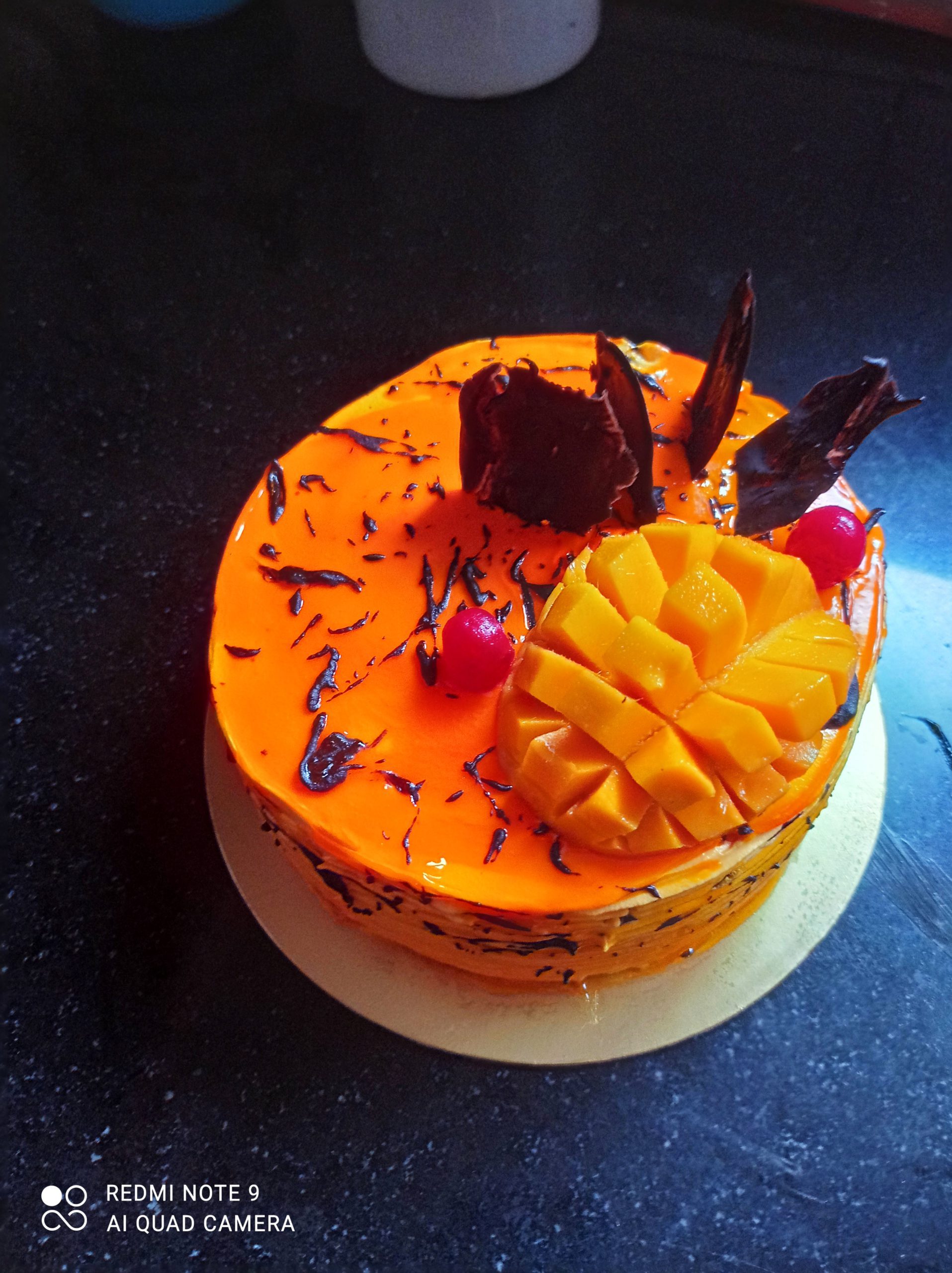 Mango and Chocolate Cake Designs, Images, Price Near Me