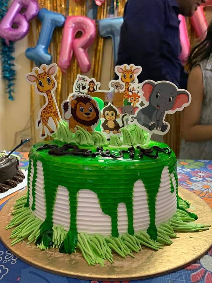 Jungle Baby Shower Safari Animals Zoo Cake Toppers Jungle - Etsy