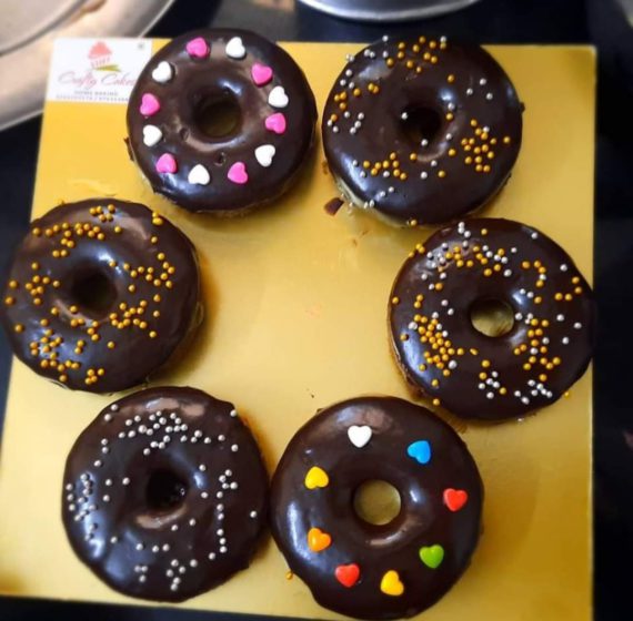Chocolate Doughnuts (Pack of 6) Designs, Images, Price Near Me