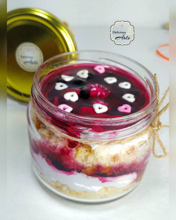 Blueberry Jar Cake (Regular Size) Designs, Images, Price Near Me