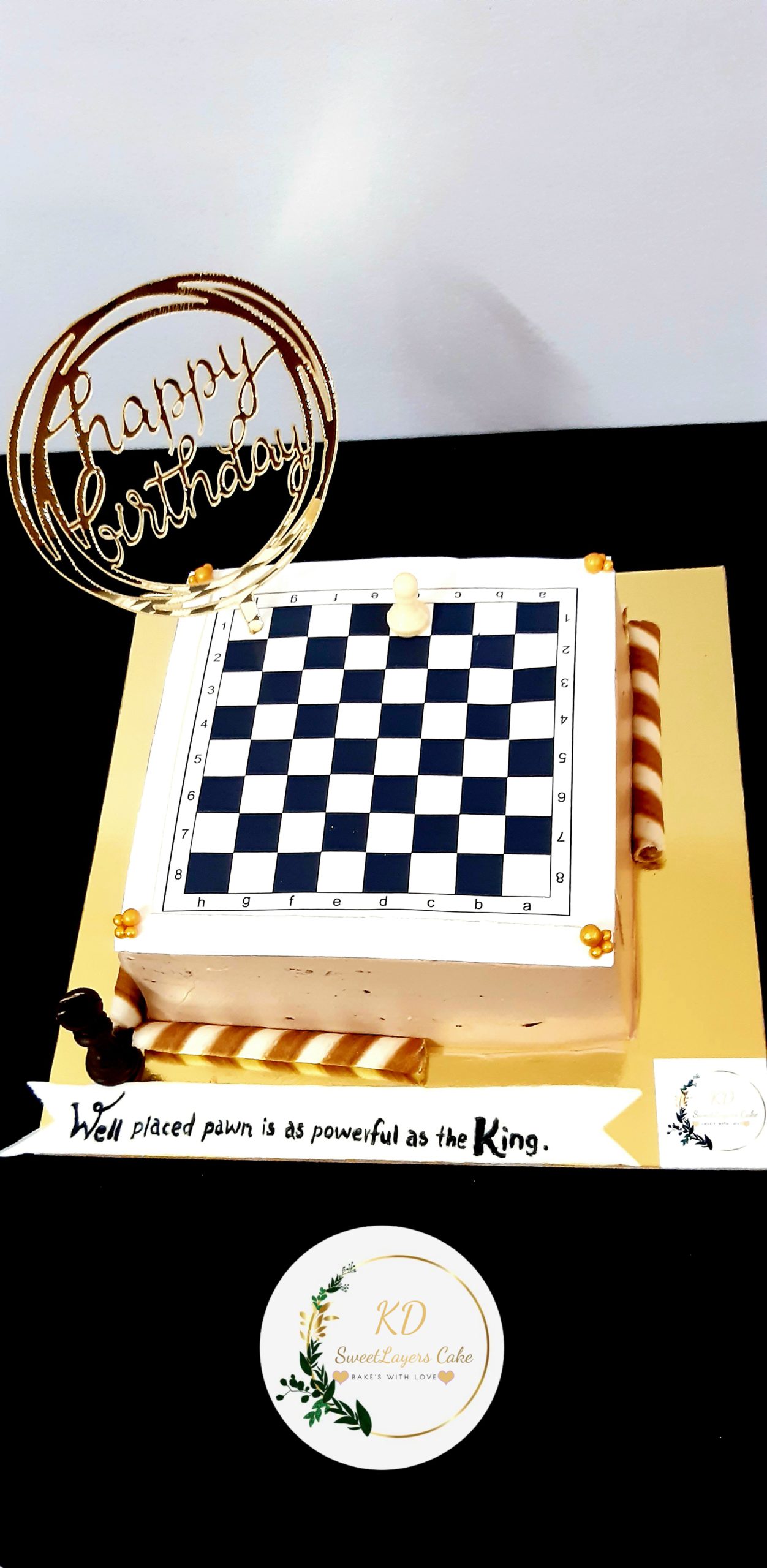 Chessboard Theme Cake Designs, Images, Price Near Me