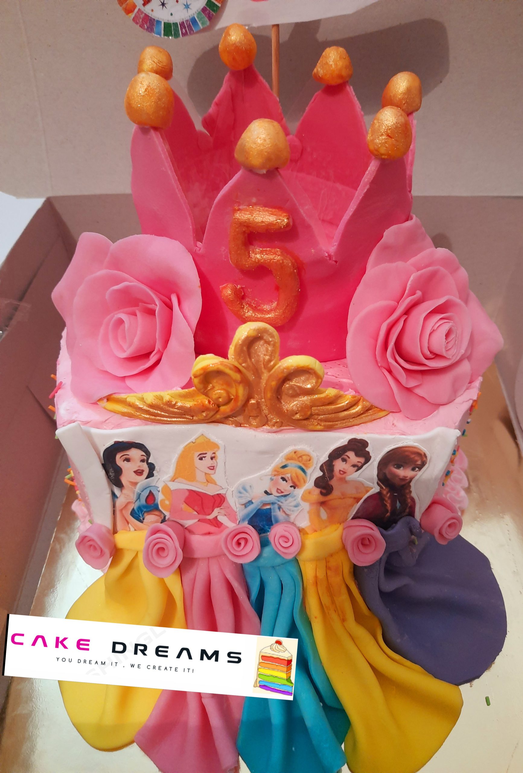 Princess Theme Cake (Birthday cake ) Designs, Images, Price Near Me