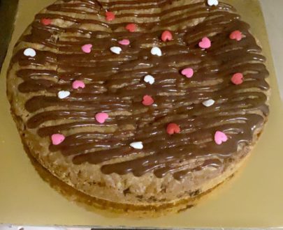 Nutella Cookie Cake Designs, Images, Price Near Me