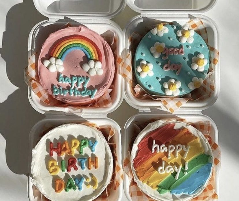 Mini cakes/ Lunchbox cakes Designs, Images, Price Near Me