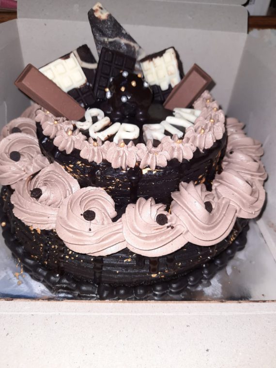 Two Tier Chocolate Cake Designs, Images, Price Near Me