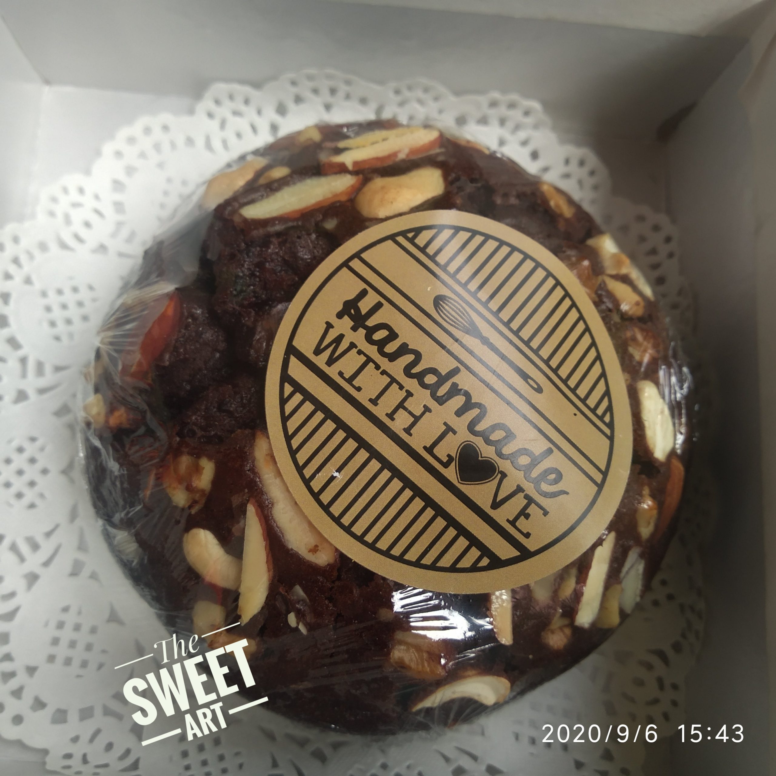 Chocolate drycake with nuts Designs, Images, Price Near Me