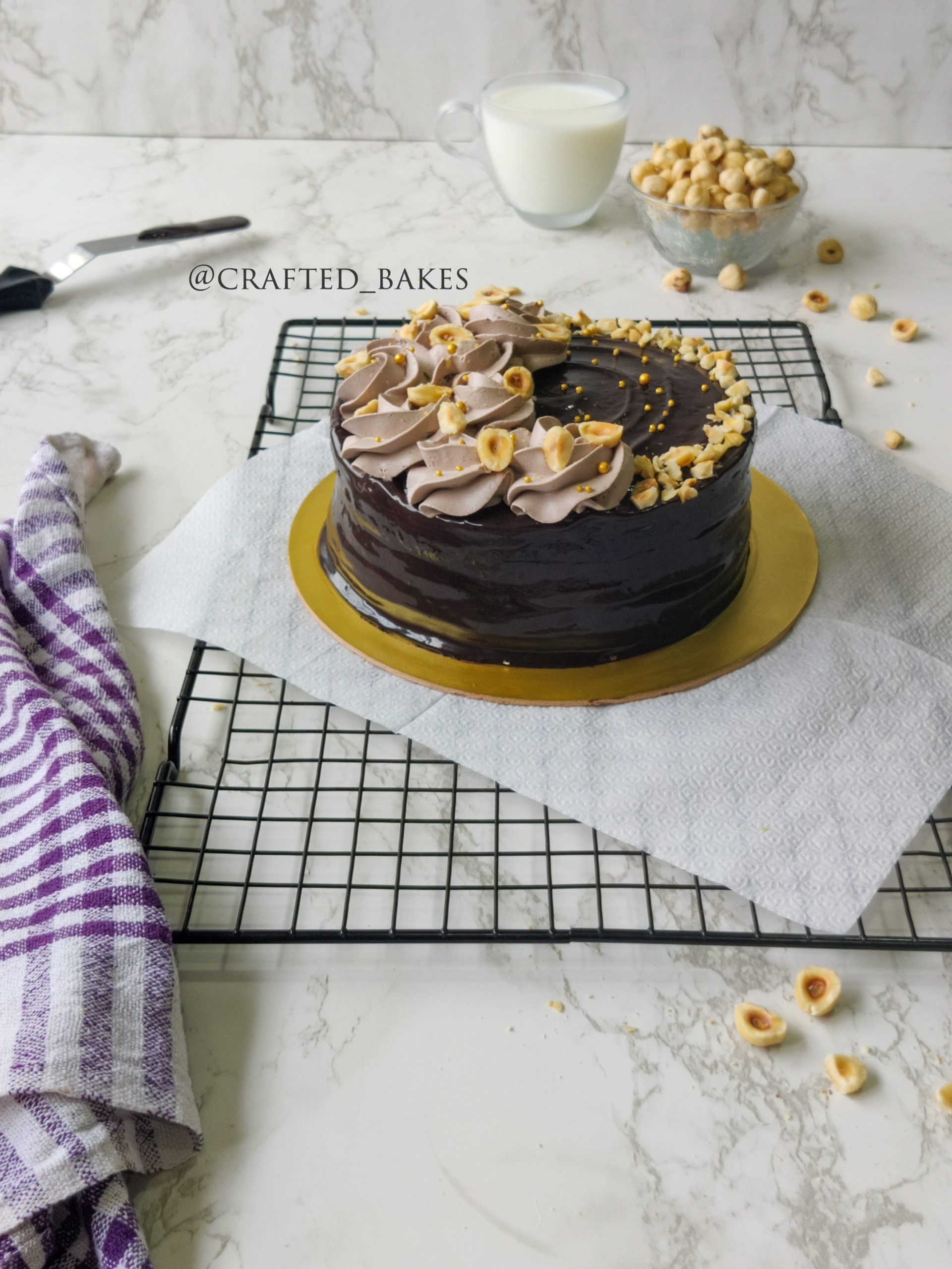 Hazelnut Chocolate Cake Designs, Images, Price Near Me