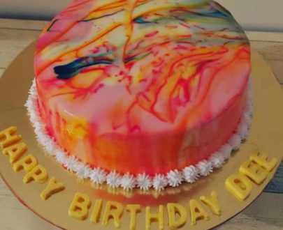 Pineapple Cake with Marble effect Designs, Images, Price Near Me