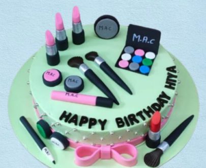 Makeup Kit Theme Cake ( Fondant) Designs, Images, Price Near Me