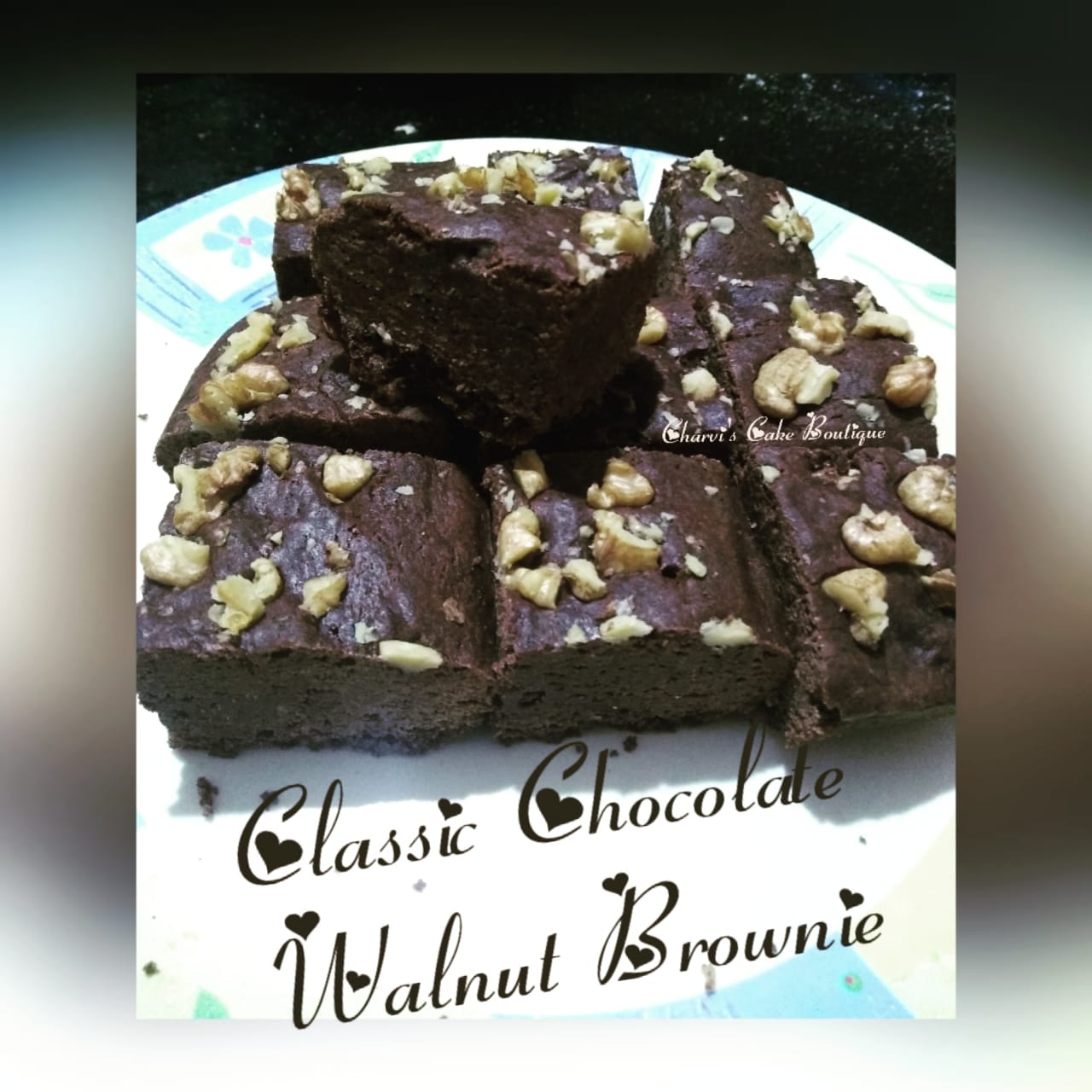 Classic Chocolate Walnut Brownie Designs, Images, Price Near Me