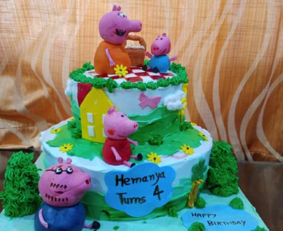 Peppa pig Theme Cake Designs, Images, Price Near Me