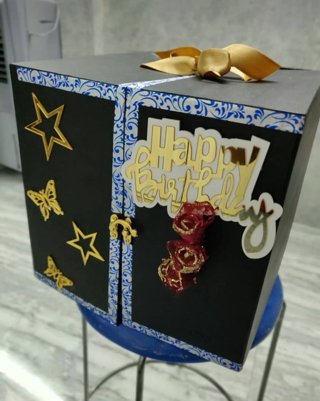 Surprise Box with Cake Designs, Images, Price Near Me