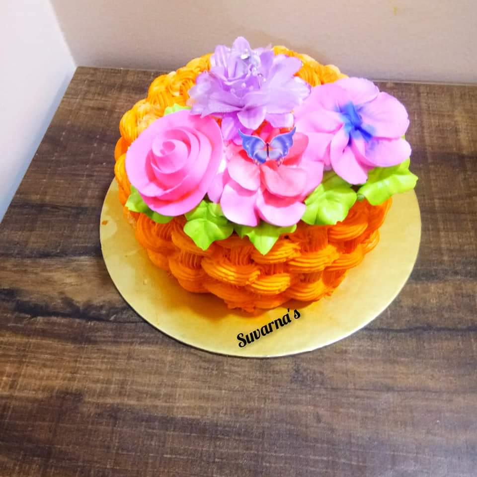Flower Basket Cake Designs, Images, Price Near Me