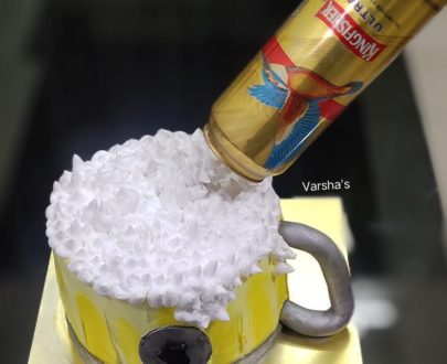 Gravity Beer Cake Designs, Images, Price Near Me