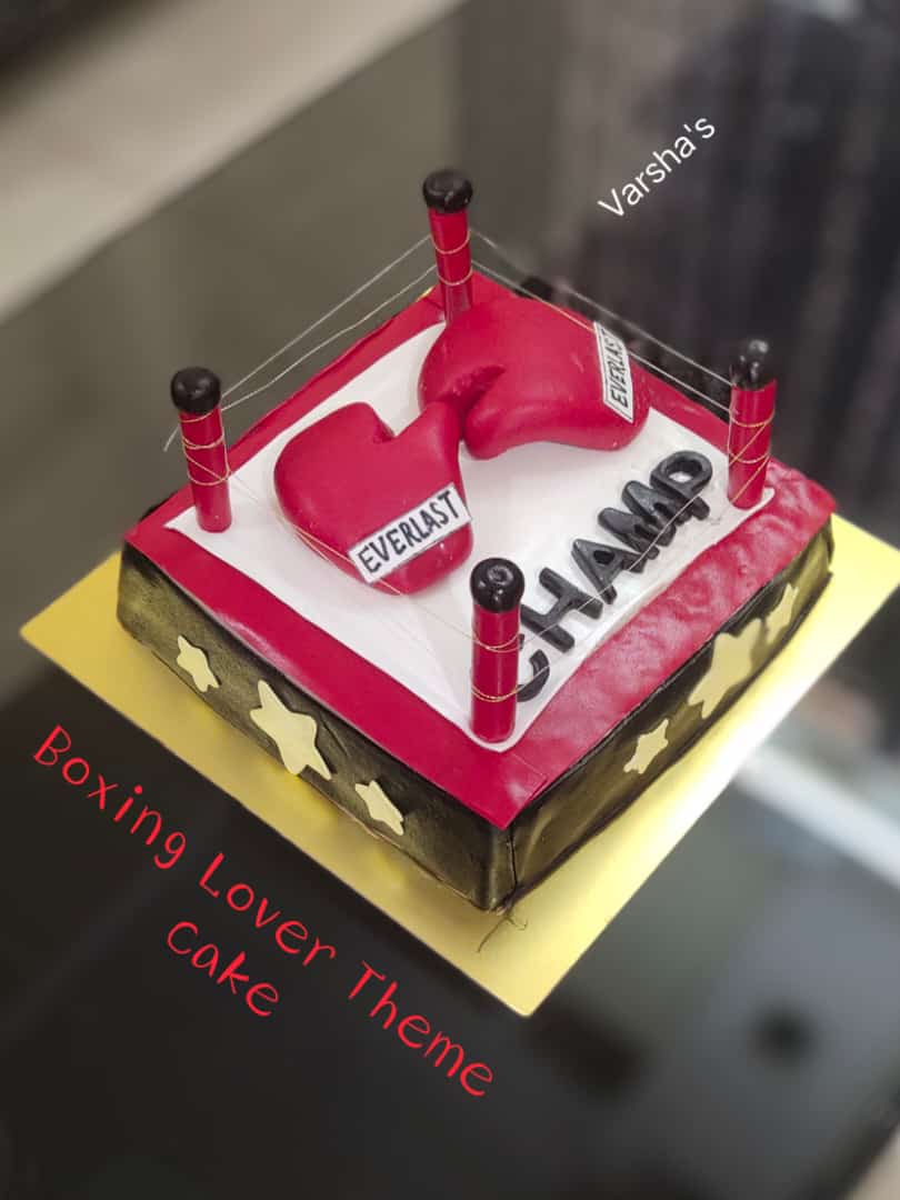 Boxing Theme Cake Designs, Images, Price Near Me