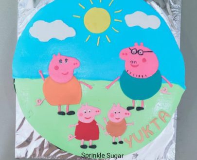 Peppa Pig Family Theme Cake Designs, Images, Price Near Me