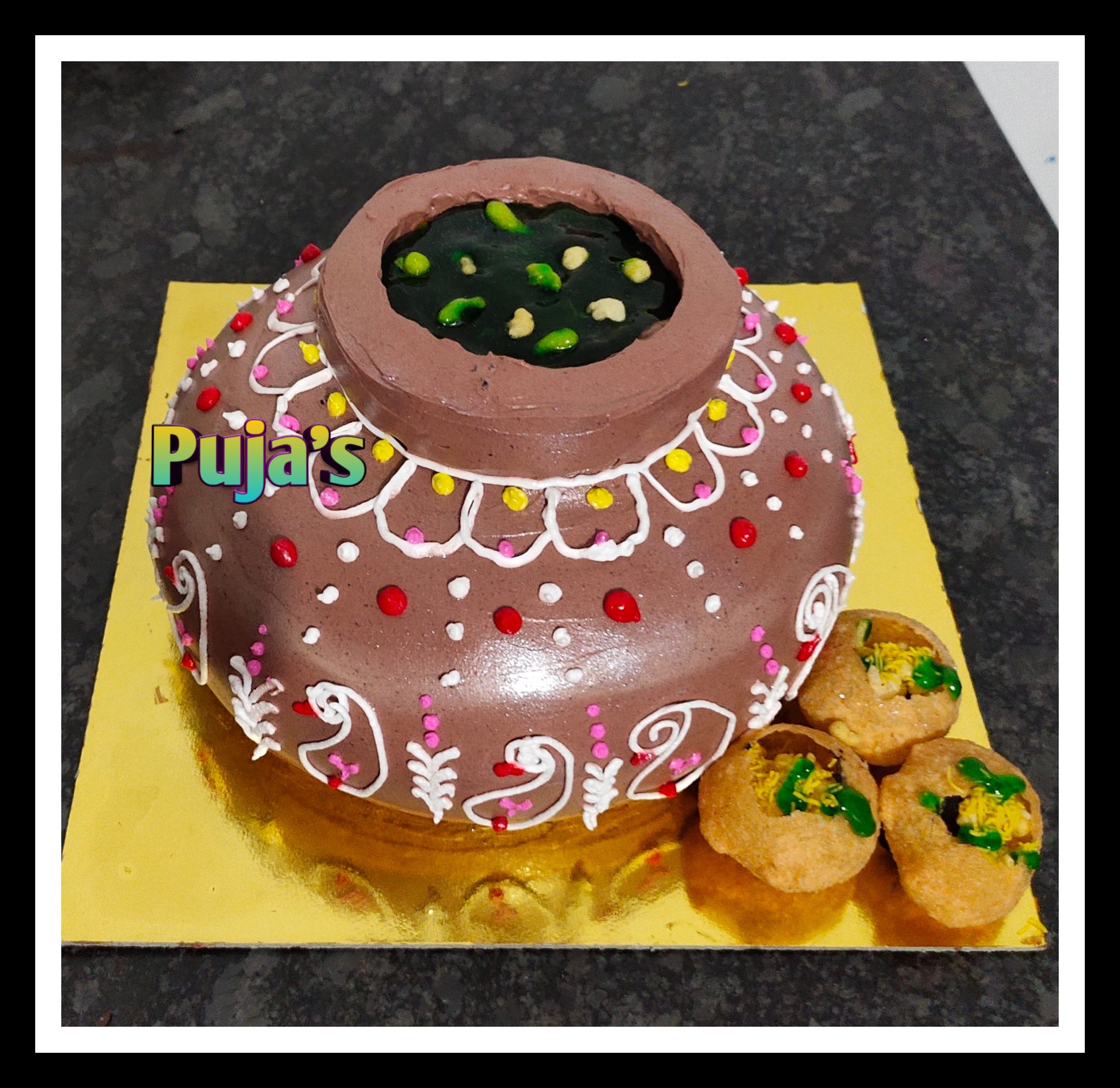 Panipuri Theme Cake Designs, Images, Price Near Me