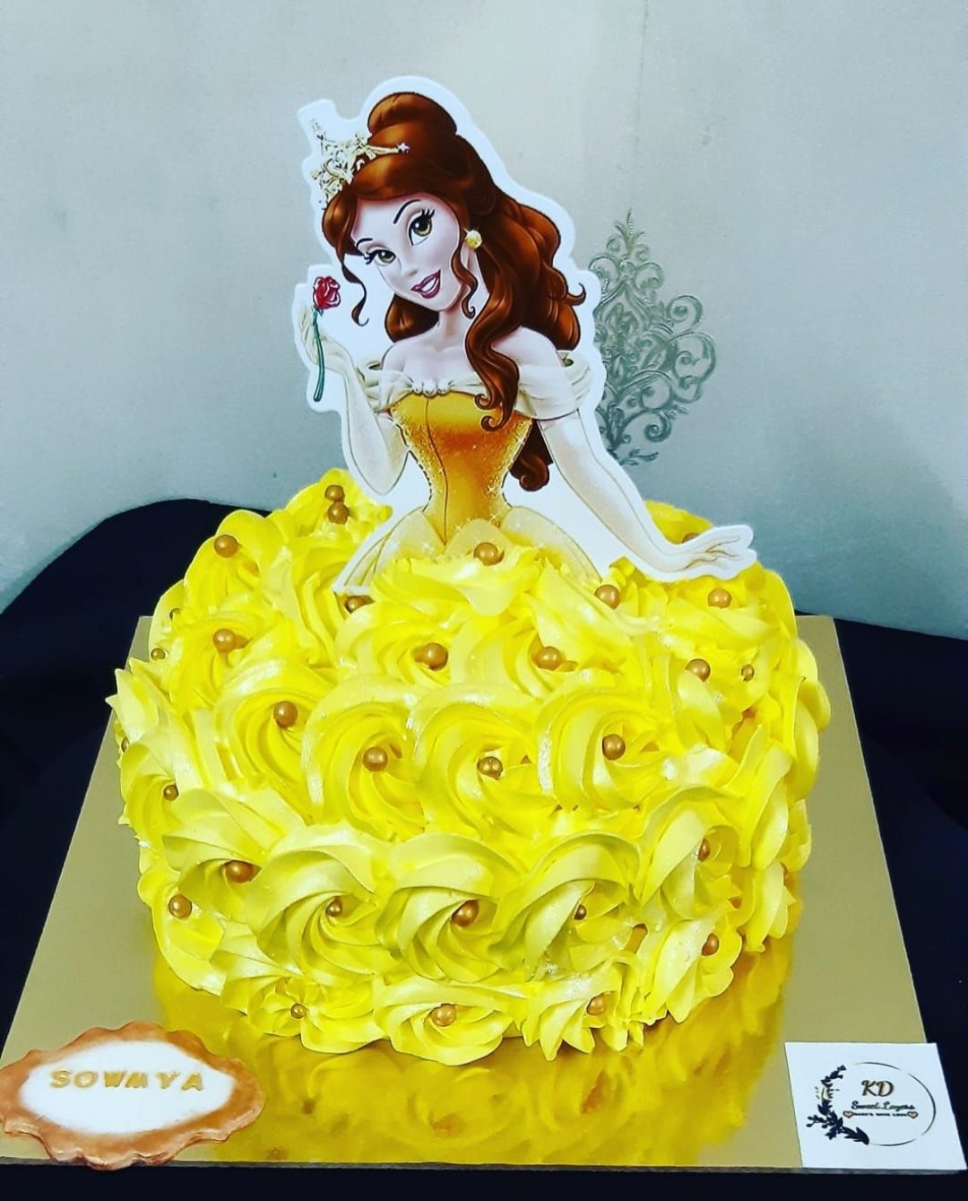 Doll Cake (Belle theme) Designs, Images, Price Near Me