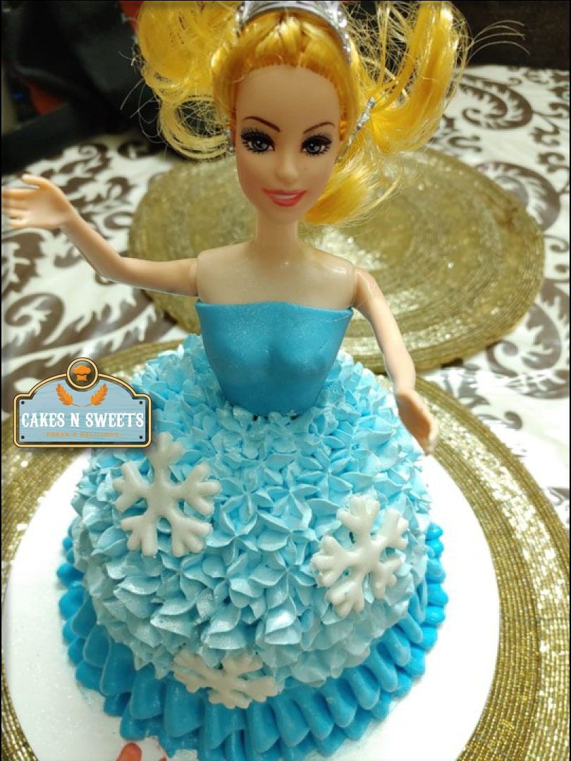 Frozen Theme Doll Cake Designs, Images, Price Near Me