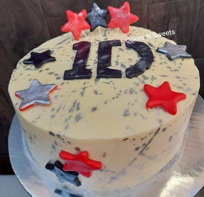 One Direction Theme Kids Cake Designs, Images, Price Near Me