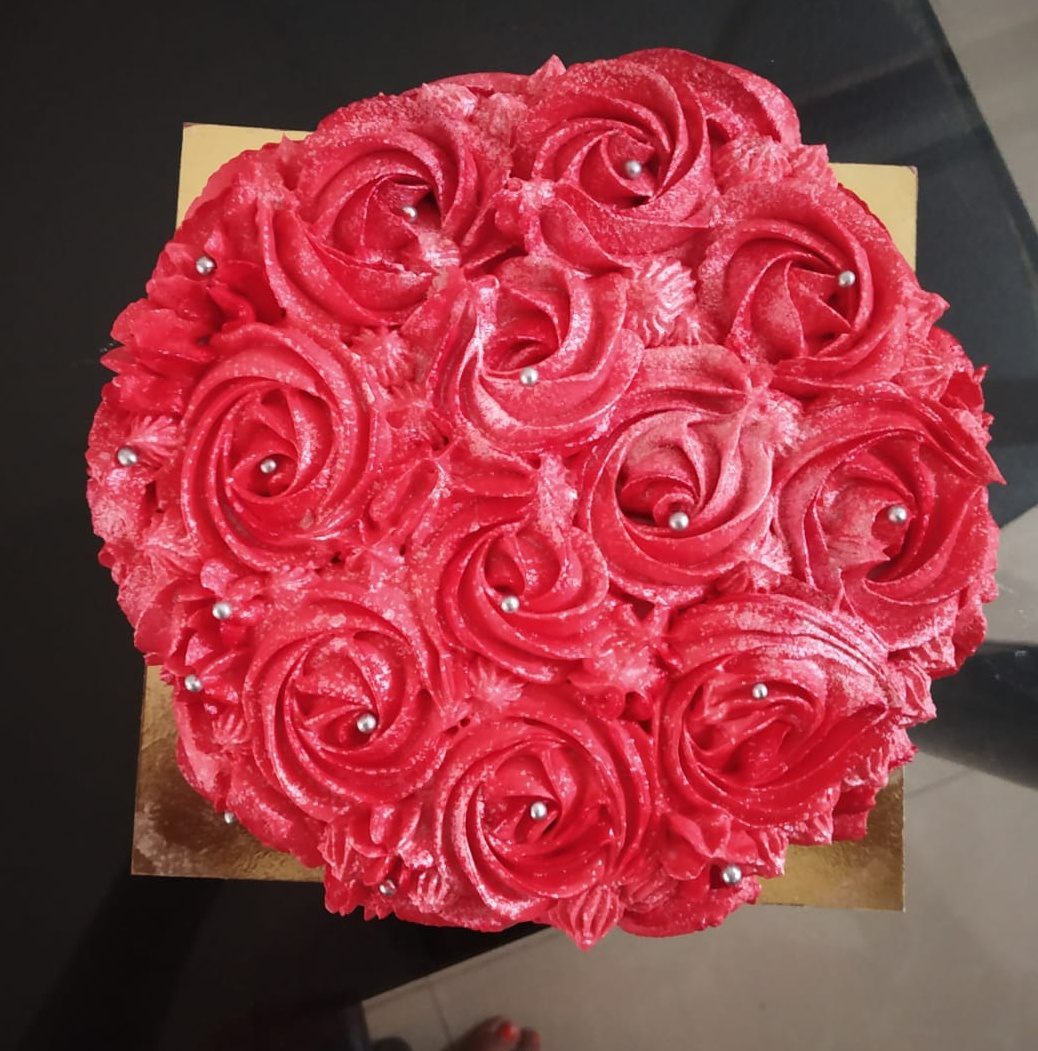 Rose Flower Cake Designs, Images, Price Near Me