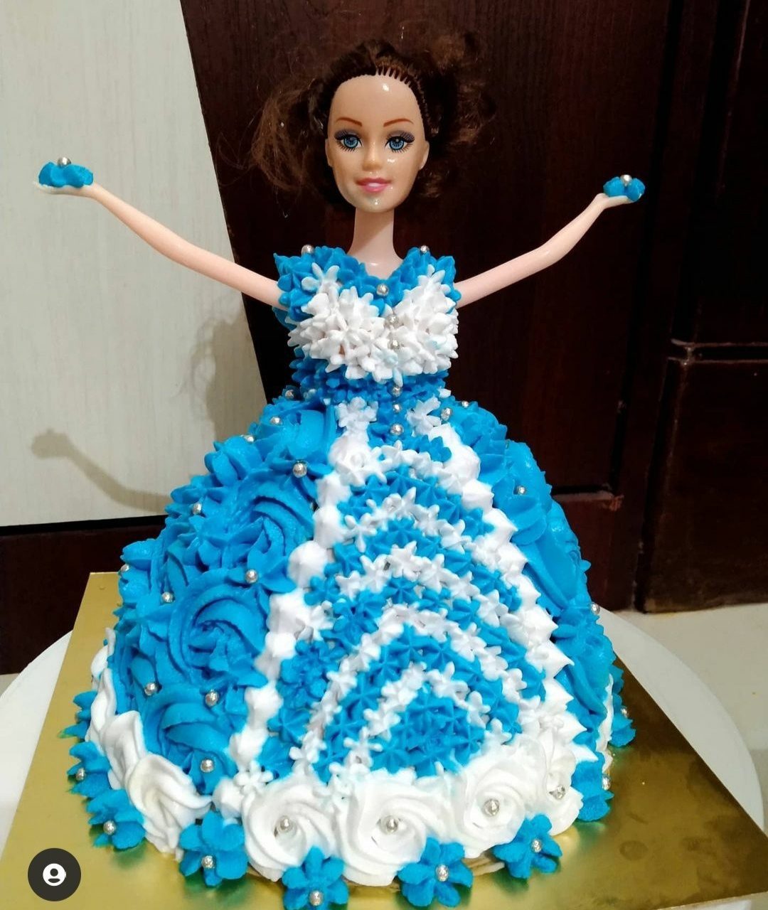 Chocolate Flavour Doll Cake 💙 Designs, Images, Price Near Me