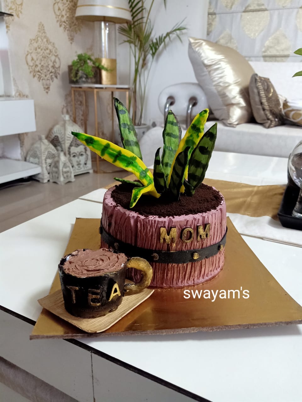 Plant Pot Cake Designs, Images, Price Near Me